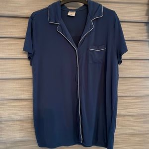 Soma Cool Nights Short Sleeve PJ Top Medium